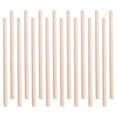 thumbnail image 1 of IFANLANDOR 50 Pcs Tiges Rondes en Bois Beige pour Modèle de Construction 7.9 Po, 1 of 8
