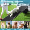thumbnail image 2 of Dog Ramp for Car, 67" Long & 17" Wide Dog Ramp for Car Suvs & Trucks Folding Aluminum Folding Dog Ramp, 2 of 7