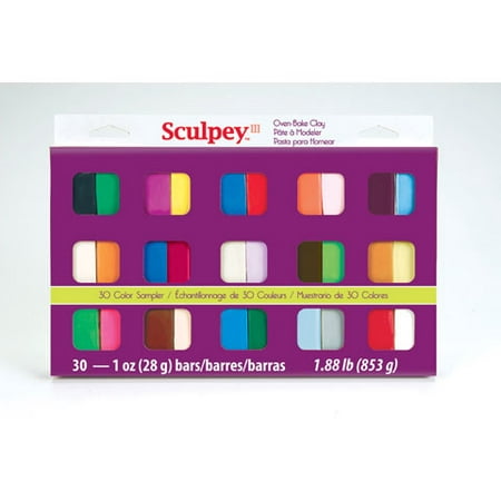 Sculpey Polymer Clay Sampler (Best Paint For Sculpey Clay)
