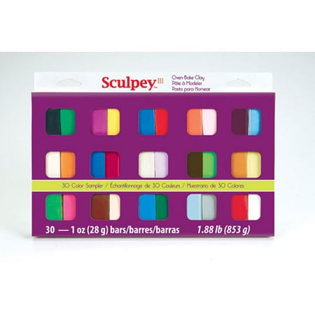 Sculpey Flexible Polymer Clay Mold - Sculpey Polymer Clay Sampler