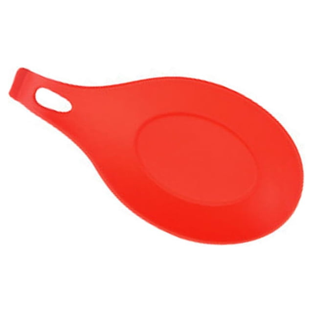 Advancent Soporte para cuchara, bandeja para cuchara, vajilla, , estante para cucharas, suavidad multicolor, sin rebabas, utensilio de cocina Cocina y Comedor Rojo