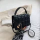 thumbnail image 3 of Bolso Bandolera De Un Hombro Beilisi Con Cadena De Metal Para Mujer Color Negro, 3 of 8
