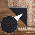 thumbnail image 4 of Keen Home Design Machine Washable Area Rugs with Non-slip Backing, Ideal for Hallway, Living Room, Bedroom, Kitchen and Laundry Room, Vintage Moroccan and Low Pile Rug ( 3' x 5' ), 4 of 9