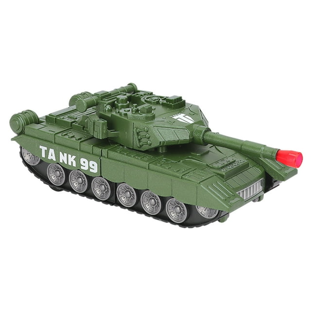 Green Transforming Tank Robot Toy With Lights Sound Effects Glow In Dark Action Figure Vehicle For Kids Battle Play 9.8In 1.04Lb
