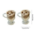 thumbnail image 3 of Vela Aromática de Café - Elegante En Un Recipiente de Vidrio con Forma de Taza, Hecha de Cera de Parafina. Acogedor Aroma a Café y Leche, Ideal para Todos Los Sentidos., 3 of 6