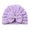 Purple, variant on AJGRHE Toddler Baby Boys Girls Knitted Solid Bowknot Elastic Turban Hat Turban Hats with Bow, Stretchy Baby Head Cover Beanies for Toddler Head Wraps Purple One Size