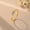 Gold01, variant on 14K Gold - Plated Blue & White Zircon Ring - Timeless Allure(A)