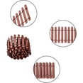 thumbnail image 3 of Mini Garden Fence 3 Pieces Wood Garden Border Miniature Garden Fences Mini Wood Fence Flexible Miniature Fence Garden Micro Fence For Diy Landscape (b, 3 of 5