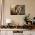 thumbnail image 3 of Framed Jesus and Lion Canvas Wall Art Decor Picture of Christians God Judas Inspiring Prints Painting Artwork for Living Room Bedroom Church Office Ready to Hang, 3 of 6