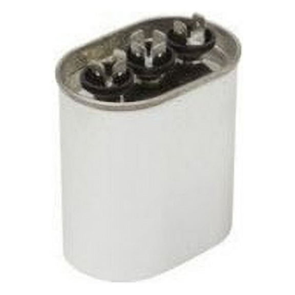Dual Run Capacitor, Oval, 40   5 Mfd., 370 Volt, CD40 5X370