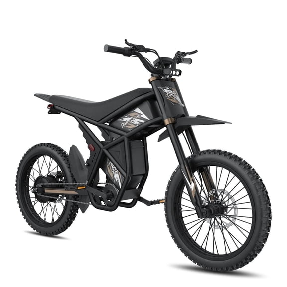 Riding'Times GT73 Pro Adult Off-Road Electric Motorcycle - 3000W Peak, 60V 36Ah Battery, 50 MPH, 85 Miles, 25-Inch Tires