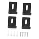 thumbnail image 3 of Clips de espejo de pared,Clips de espejo de metal para montaje en pared de alta resistencia,espejo sin marco,espejo con marco de canal ancho,clips para colgar espejos de pared Clips para colgar, 3 of 8