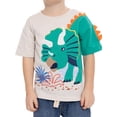 thumbnail image 3 of Wonder Nation Toddler Boys Short Sleeve Graphic Tee with 3D Spikes, Sizes 12M-5T, 3 of 7