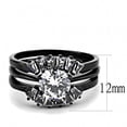 thumbnail image 5 of Black Womens Ring Anillo Para Mujer Stainless Steel Ring Alexandria, 5 of 5