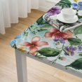 thumbnail image 4 of nygtbtfer Spring Round Tablecloth Colorful Watercolor Floral Rustic Print Summer Seasonal Gift Print Decorative Washable Polyester Table Cloth for Party Picnic Home Kitchen Decor, 4 of 7