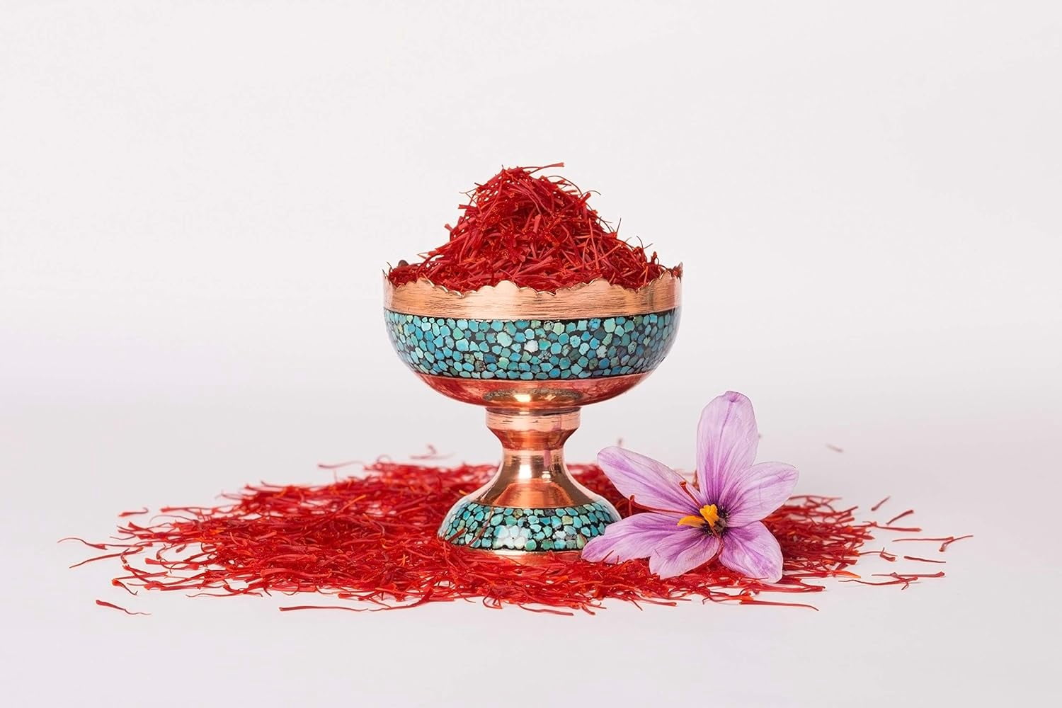 Premium Saffron Threads, Pure All Red Saffron Spice | Super Negin Grade | For Culinary Use Such as Tea, Paella, Golden Milk, Rice, & Risotto – 5 Grams