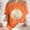 Orange#1, variant on LEBONYARD Womens Tops Plus Size,Womens Tops Summer 2024 50% off clear,Women's Fashion Summer Round Neck Drop Sleeves Leisure Short Sleeve Flower Printing Tops Orange S