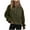 1 Green, variant on Womens Sweatshirts Fleece Lined Half Zip Hoodies Long Sleeve Workout Hoody Pullover Sweater Tops Plain Oversized Sweatshirts with Pockets