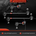 thumbnail image 3 of A-Premium Set of 4, Front & Rear Sway Bar Links Kit Stabilizer Bar Links Compatible with Mitsubishi Outlander (Sport & Outlander PHEV), Lan, 3 of 9