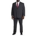 thumbnail image 4 of Perfect Fit Waist-Relaxer Flat-Front Suit Pants Charcoal 62 x 30, 4 of 5