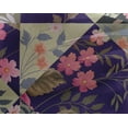 thumbnail image 5 of oneOone Georgette Viscose Dark Purple Fabric Florals Sewing Material Print Fabric By The Yard 42 Inch Wide, 5 of 6