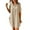 Khaki, variant on TJAZFJPA Black Wrap Dress Womens Button Short Sleeve Simple Shirt Casual Summer Short Dress Black Formal Dress Short Summer Dresses for Women