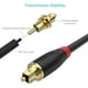 Câble Audio Optique Numérique Toslink Cable - [24K Plaqué Or, Ultra-Durable] Syncwire Fibre Optique Mâle à Câble Mâle – image 2 sur 5