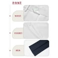thumbnail image 4 of Elegant two-piece men's suit | Double breasted, Peak lapel, fashionable for weddings and parties, 4 of 8