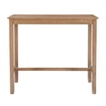 thumbnail image 2 of Linon Claridge Wood Bar Height Pub Table in Distressed Brown Finish, 2 of 8