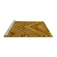 thumbnail image 2 of Ahgly Company Machine Washable Indoor Rectangle Persian Yellow Traditional Area Rugs, 4' x 6', 2 of 4