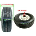 thumbnail image 2 of Handtruck/Cart HD Wheels 410/3.50-4 (10"x3") Foam Fill (3 1/4" Center & 3/4" Bore), 2 of 3