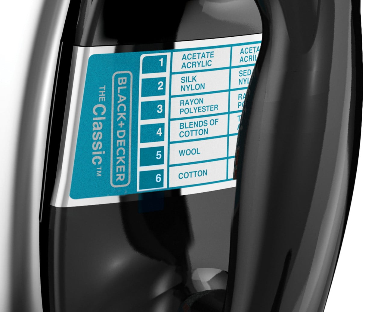 Black & Decker Classic Iron In Black / PR