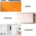 thumbnail image 6 of CATIEBYE 2Pcs Wipe Clean with Damp Cloth Concealed Kitchen Door Handles 4.7x1.6x0.8in, 6 of 8