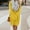 Yellow, variant on Women's Solid Color Crew Neck Long Sleeve Sweater Dress Petite Sweater Dress Dress Long Sleeve Loose Sweater Dress for Women Sweater Dress Winter Mini Dress Mini Sweater Dress Sweater Dresses