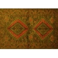 thumbnail image 1 of Ahgly Company Indoor Rectangle Persian Yellow Traditional Area Rugs, 5' x 7', 1 of 4