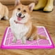 thumbnail image 3 of Inodoro para Mascotas, Orinal para Perros Y Gatos, Soporte para Almohadilla de Entrenamiento de Malla Pequeña, Protección Lavable para Superficies de Rosado, 3 of 5