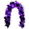 thumbnail image 4 of Simulation Purple Maple Leaf Lighting Chain Cross-Border Black Maple Leaf Decoration Halloween Decoration Maple Rattan,78.9inch, 4 of 5