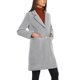 thumbnail image 4 of Abrigos de invierno para mujeres INSPIRE CHIC, con rayas, cuello de solapa, abotonado, abrigo gris XL, 4 of 5