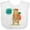 AA-White, variant on Inktastic Hiker Backpacking I Love Hiking Boys or Girls Baby Bib