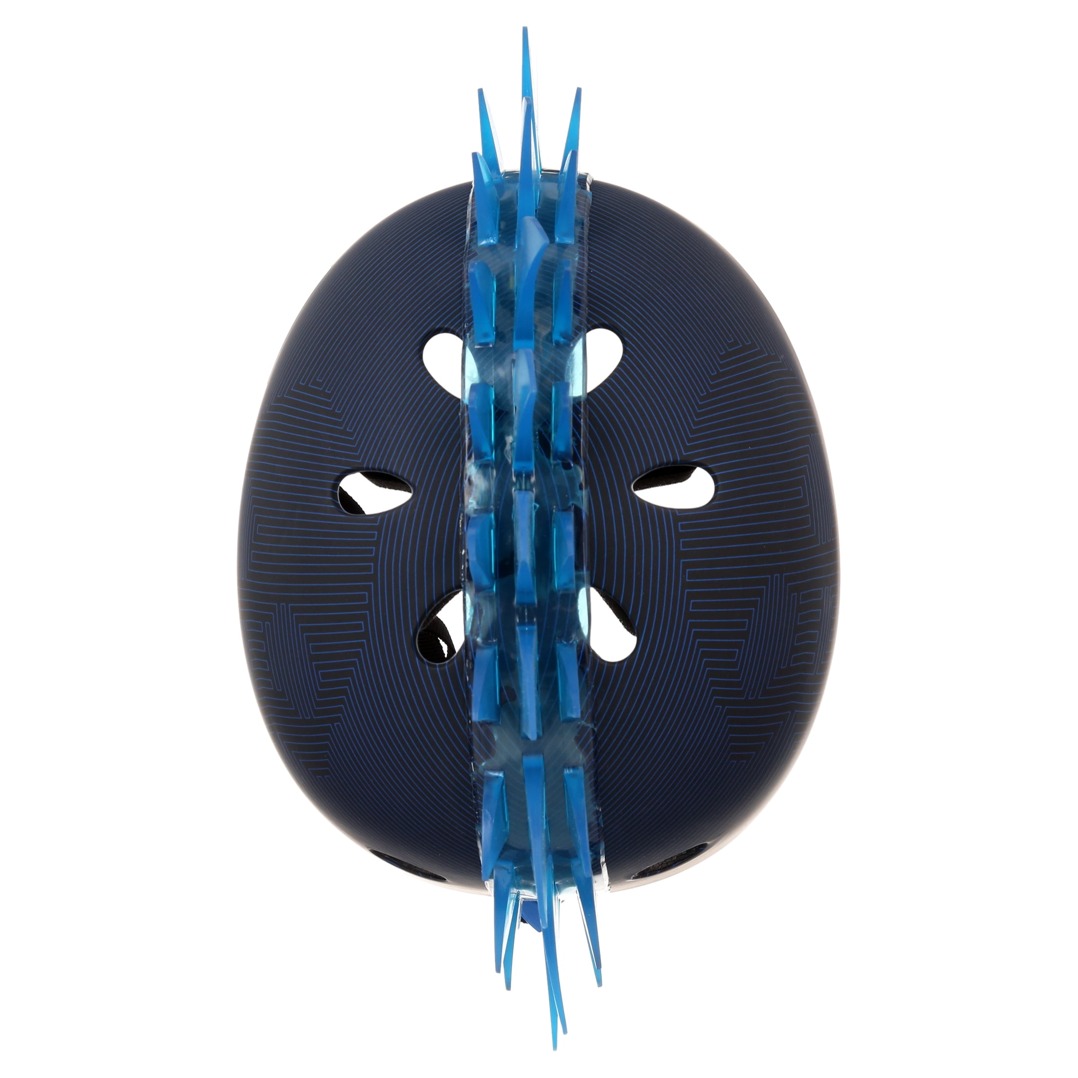 Krash! Skull Maze Youth LED Bike Helmet, Blue (Boys/Girls)