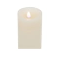 thumbnail image 3 of Roman Flameless LED Candle 9"H Ivory Smooth Pillar Outdoor 3-D Motion, 3 of 6