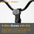 thumbnail image 3 of RoyalBaby Rocket Outdoor Children's Sport Bike with Kickstand, 18 Inch, Black, 3 of 11