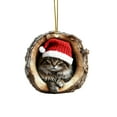 thumbnail image 1 of Adorno Navideño Acrílico para Árbol de Navidad | Regalo Navideño para Mascotas | Estilo Rústico | Ideal para Navidad o Inauguración de Casa | Incluye Colgante Acrílico, 1 of 1