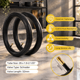 2-Pack 26x2.10 Inch Mountain Bike Tires and Inner Tubes Schrader Valve ...