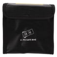 thumbnail image 1 of Lipo Battery Bag, Protection Black Flame Retardant Heat Resistant Portable Explosion Proof Battery Safe Bag  For Transportation M, 1 of 8