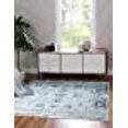 thumbnail image 3 of Unique Loom 3141359 6 x 6 ft. Casino Sofia Square Rug, Light Blue, 3 of 5
