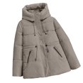 thumbnail image 4 of Winter Coats for Women Winter Coat Warm Thermal Insulated Hooded Jacket With Slim Fit Waist For Cold Weather Windproof Outdoor Activities Casual Fashion Winter Jackets for Women, 4 of 7