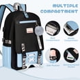 thumbnail image 3 of Gynky School Backpack for Girlish Backpacks for Elementary Student Teen  School Bag Bookbag with USB Charge Port, 3 of 8