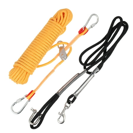 MLINS 1 Set of Dog Tie Out Cable Dog Chain for Camping Outdoor Puppy Walking Chain