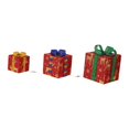 thumbnail image 4 of 3Pcs Christmas Light up Present Boxes Decoration Decorative Multifunctional Xmas Style B, 4 of 8